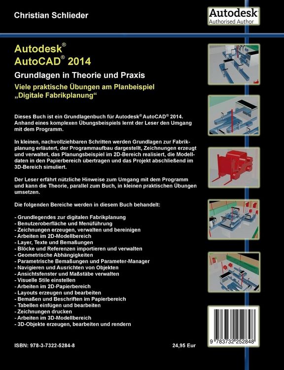 Produktbild: Autodesk AutoCAD 2014 - Grundlagen in Theorie und Praxis