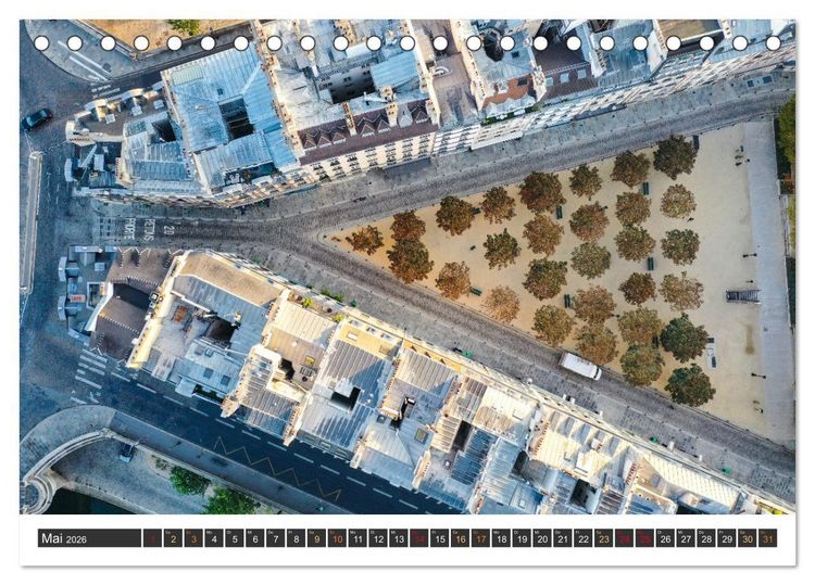 Produktbild: Bonjour Paris (Tischkalender 2026 DIN A5 quer), CALVENDO Monatskalender