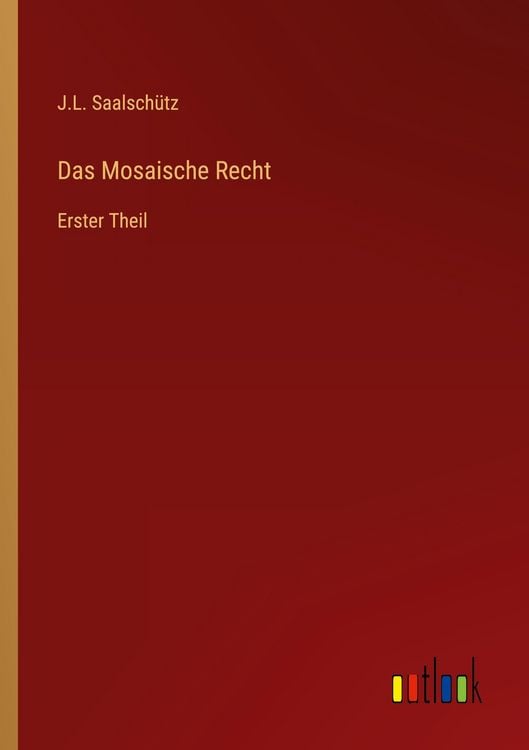 Produktbild: Das Mosaische Recht