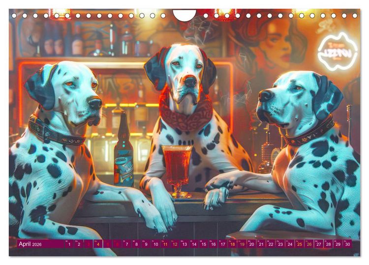 Produktbild: Tierisches Barleben (Wandkalender 2026 DIN A4 quer), CALVENDO Monatskalender