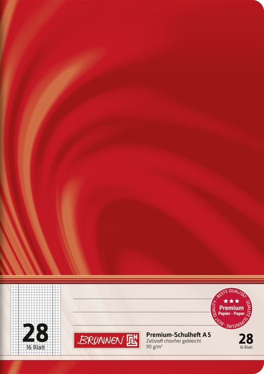 Produktbild: Brunnen Schulheft A5 Viv Lin 28 16Bl