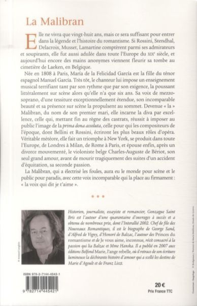 Produktbild: La Malibran ; la Voix qui Dit Je T'Aime