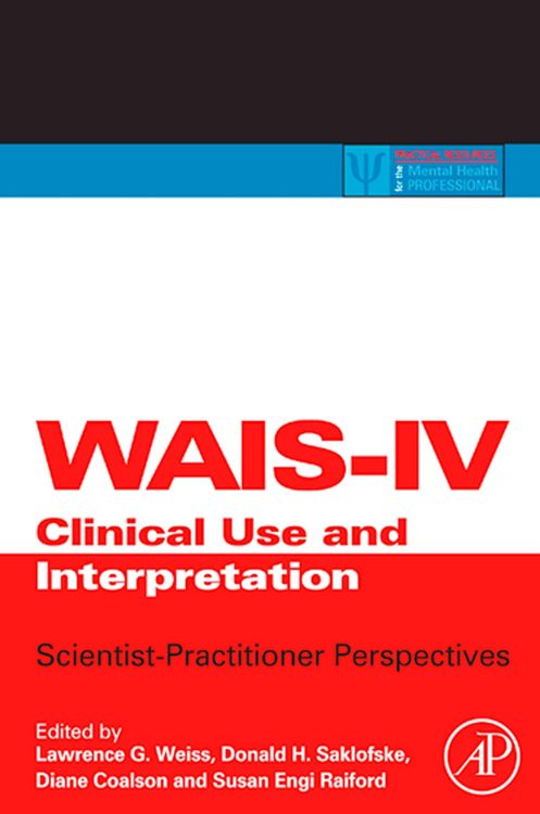 Produktbild: WAIS-IV Clinical Use and Interpretation