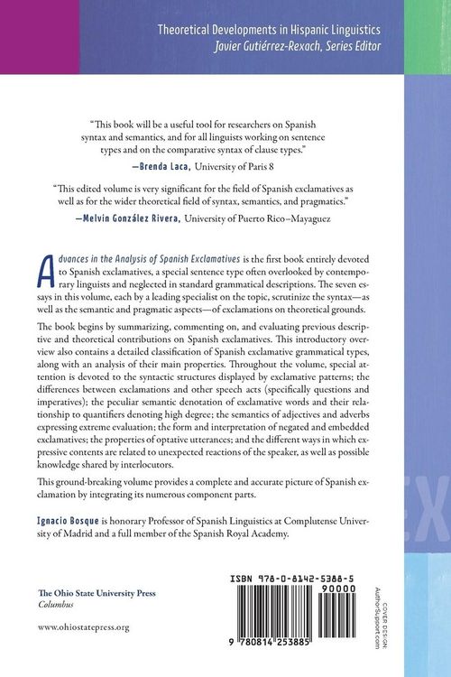 Produktbild: Advances in the Analysis of Spanish Exclamatives