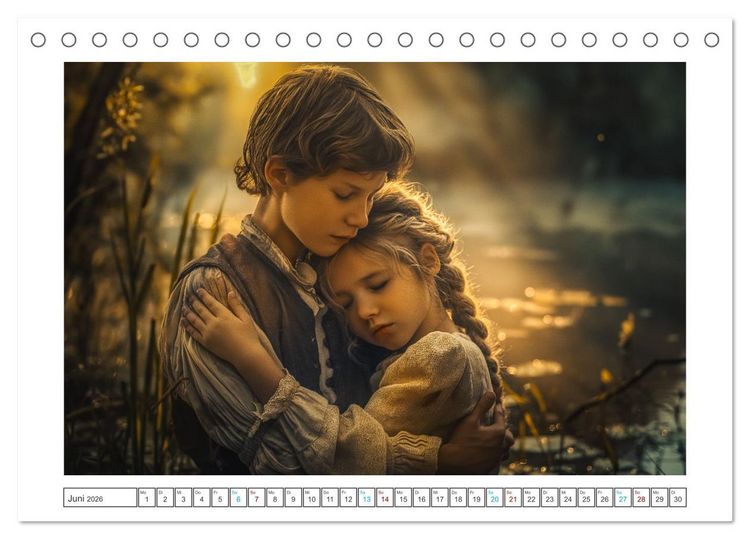 Produktbild: M&auml;rchen im modernen Stil (Tischkalender 2026 DIN A5 quer), CALVENDO Monatskalender