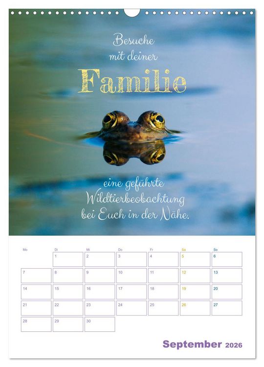 Produktbild: Tierische Challenges: F&uuml;r mehr Bewusstsein und mehr Tierschutz (Wandkalender 2026 DIN A3 hoch), CALVENDO Monatskalender