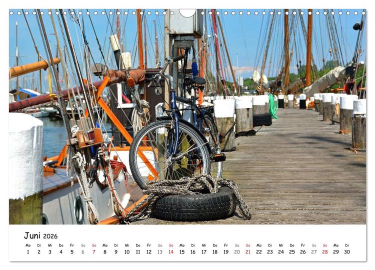 Produktbild: Velomantisch - Radimpressionen (Wandkalender 2026 DIN A3 quer), CALVENDO Monatskalender