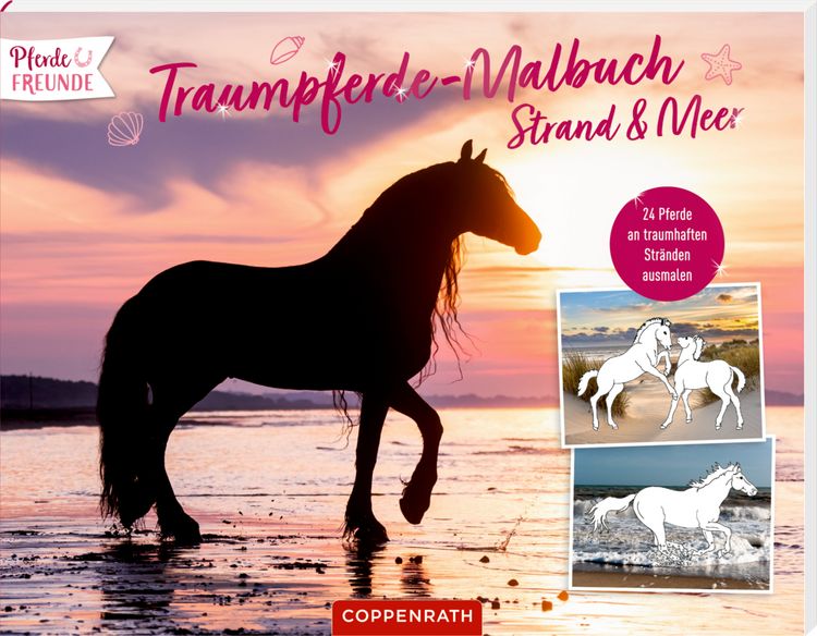 Produktbild: Traumpferde-Malbuch: Strand & Meer - Pferdefreunde