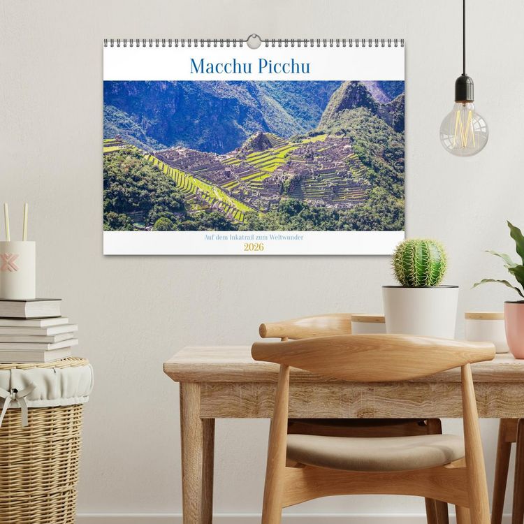 Produktbild: Macchu Picchu (Wandkalender 2026 DIN A3 quer), CALVENDO Monatskalender
