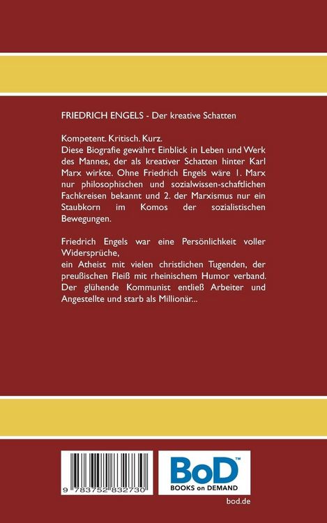 Produktbild: Friedrich Engels - Der kreative Schatten
