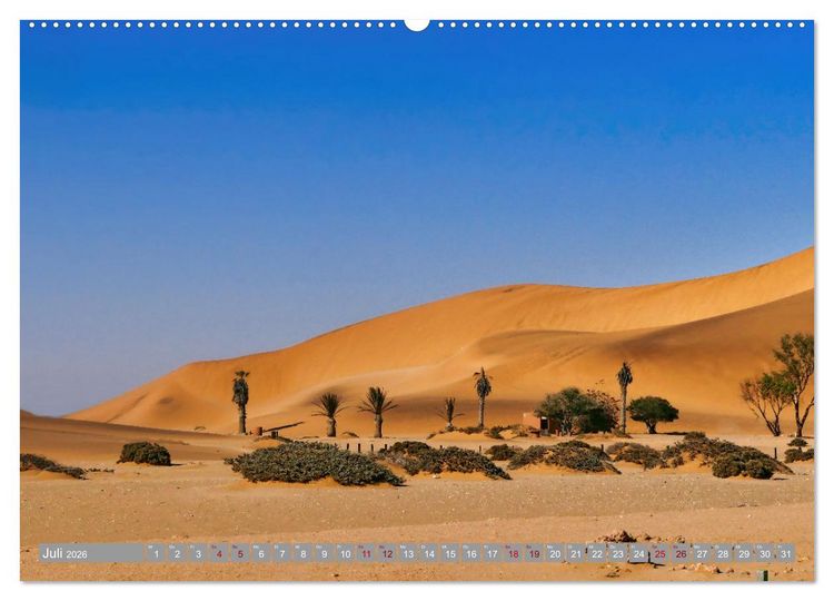 Produktbild: Namibia - Von Nord nach S&uuml;d (Wandkalender 2026 DIN A2 quer), CALVENDO Monatskalender