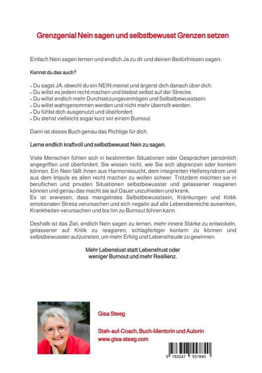 Produktbild: Grenzgenial Nein sagen und selbstbewusst Grenzen setzen