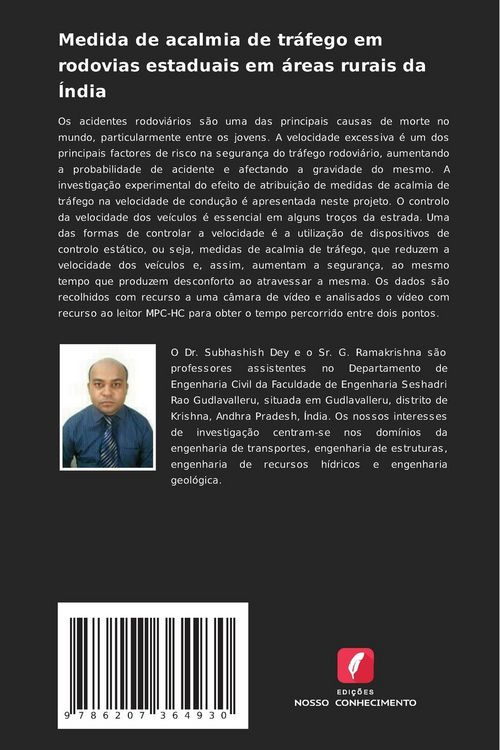 Produktbild: Medida de acalmia de tr&aacute;fego em rodovias estaduais em &aacute;reas rurais da &Iacute;ndia