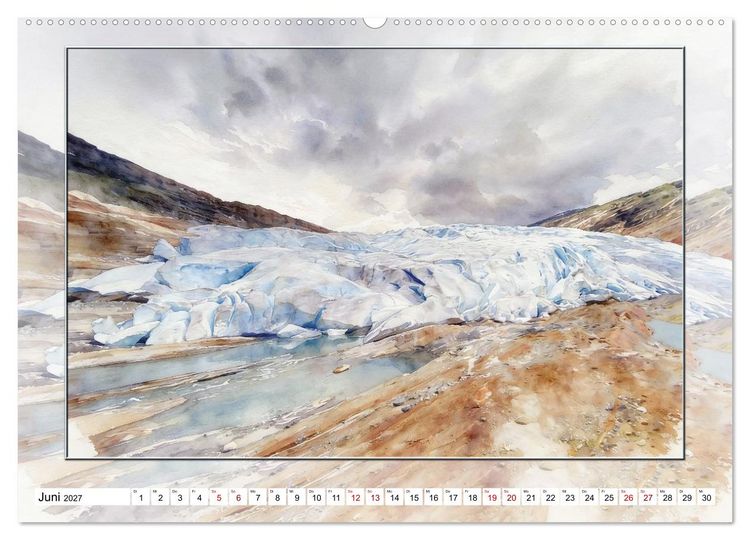 Produktbild: Impressionen aus Norwegen (Wandkalender 2027 DIN A2 quer), CALVENDO Monatskalender