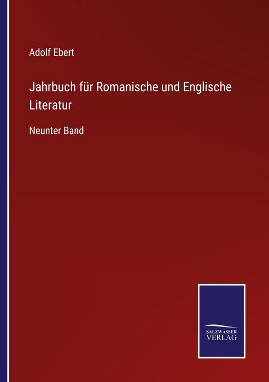 Produktbild: Jahrbuch f&uuml;r Romanische und Englische Literatur