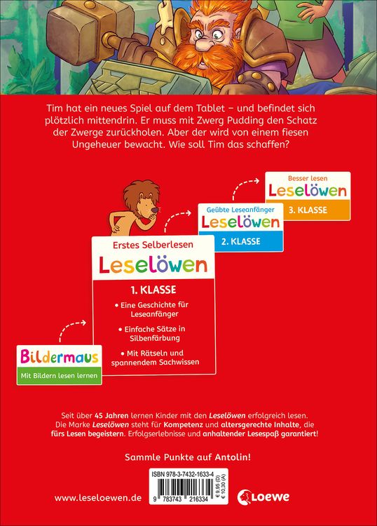 Produktbild: Leselöwen 1. Klasse - Das geheime Gold der Zwerge