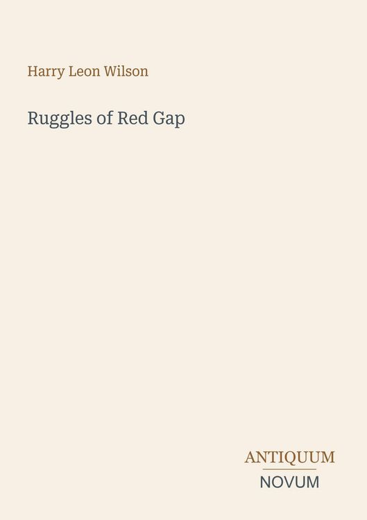 Produktbild: Ruggles of Red Gap