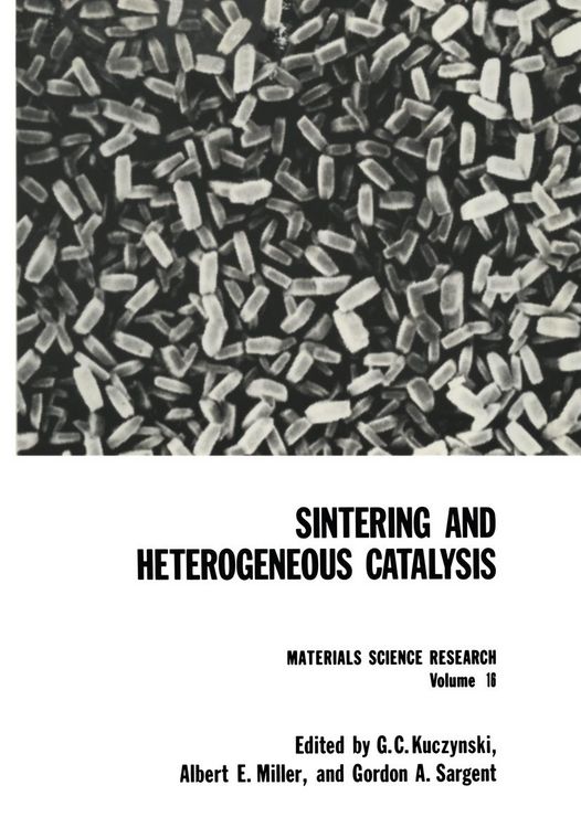 Produktbild: Sintering and Heterogeneous Catalysis