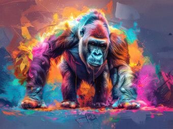 Produktbild: CALVENDO Puzzle Tiere in Pop-Art gekleidet | 2000 Teile Lege-Gr&ouml;&szlig;e 90x67cm Foto-Puzzle f&uuml;r gl&uuml;ckliche Stunden