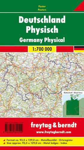 Bild vom Artikel FuB Deutschland physisch 1 : 700 000 vom Autor Freytag-Berndt und Artaria KG