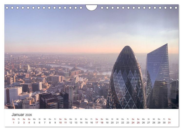 Produktbild: London - Die faszinierende Hauptstadt Englands. (Wandkalender 2026 DIN A4 quer), CALVENDO Monatskalender