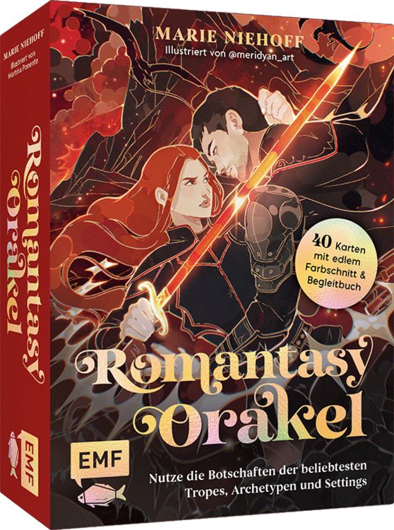 Produktbild: Kartenset: Romantasy-Orakel | Nutze die Botschaften der beliebtesten Tropes, Archetypen und Settings
