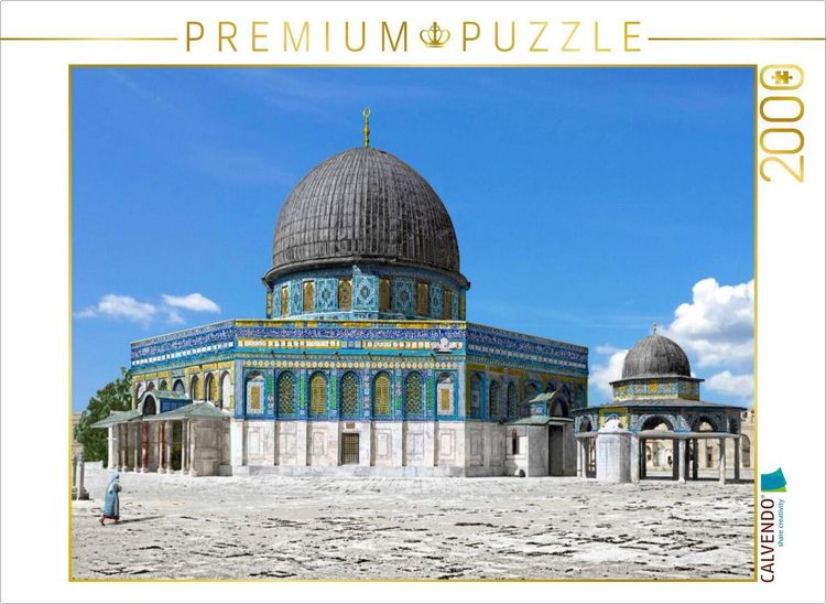 Produktbild: CALVENDO Puzzle Jerusalem - Felsendom um 1900 | 2000 Teile Lege-Gr&ouml;&szlig;e 90x67cm Foto-Puzzle f&uuml;r gl&uuml;ckliche Stunden