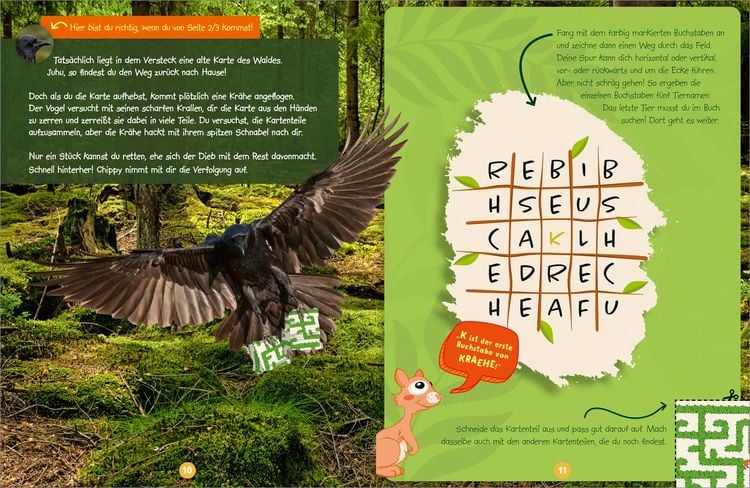 Produktbild: Abenteuer Escape. Ein R&auml;tselheft. Tiefer, tiefer Wald - Wer findet aus dem Wald hinaus?