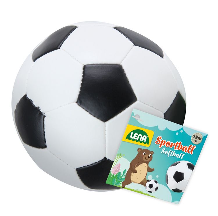 Produktbild: Soft-Fu&szlig;ball 18 cm, Netz
