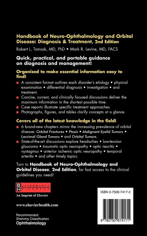 Produktbild: Handbook of Neuro-Ophthalmology