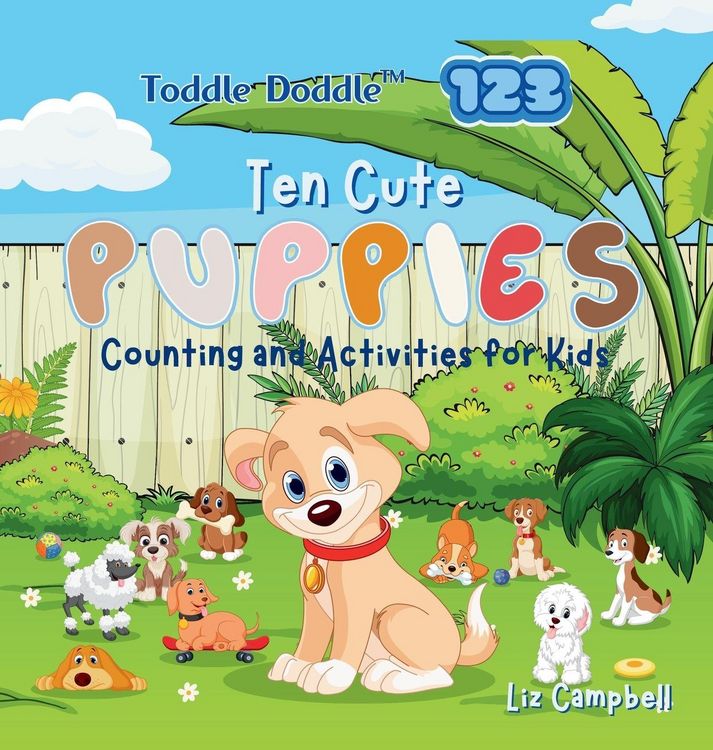 Produktbild: Toddle Doddle 123 - Ten Cute Puppies