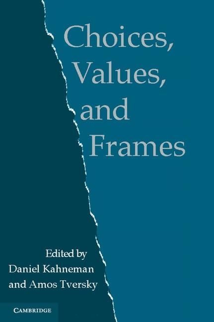 Produktbild: Choices, Values, and Frames