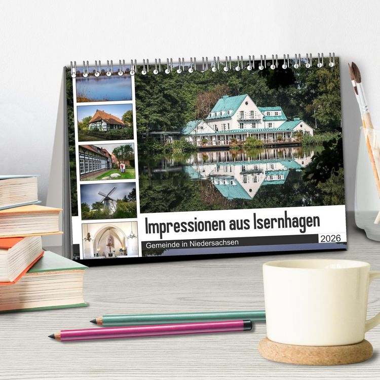 Produktbild: Impressionen aus Isernhagen (Tischkalender 2026 DIN A5 quer), CALVENDO Monatskalender