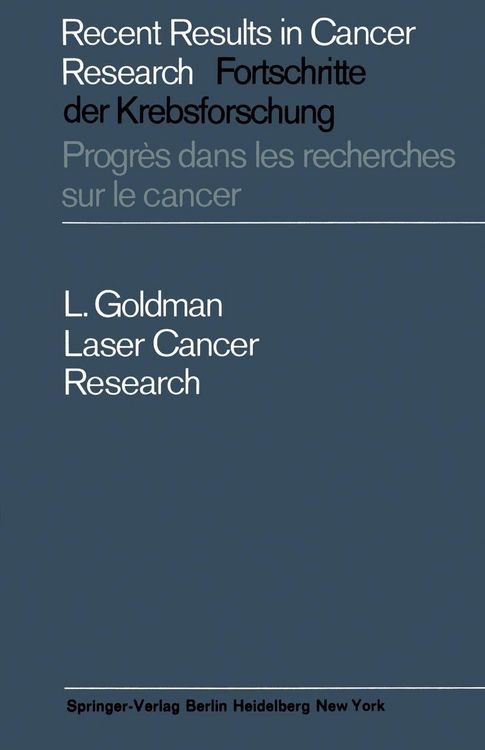 Produktbild: Laser Cancer Research
