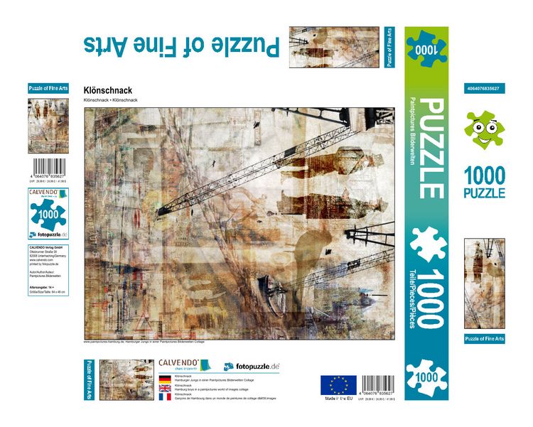 Produktbild: CALVENDO Puzzle Kl&ouml;nschnack | 1000 Teile Lege-Gr&ouml;&szlig;e 64x48cm Foto-Puzzle f&uuml;r gl&uuml;ckliche Stunden