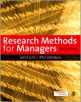 Produktbild: Gill, J: Research Methods for Managers