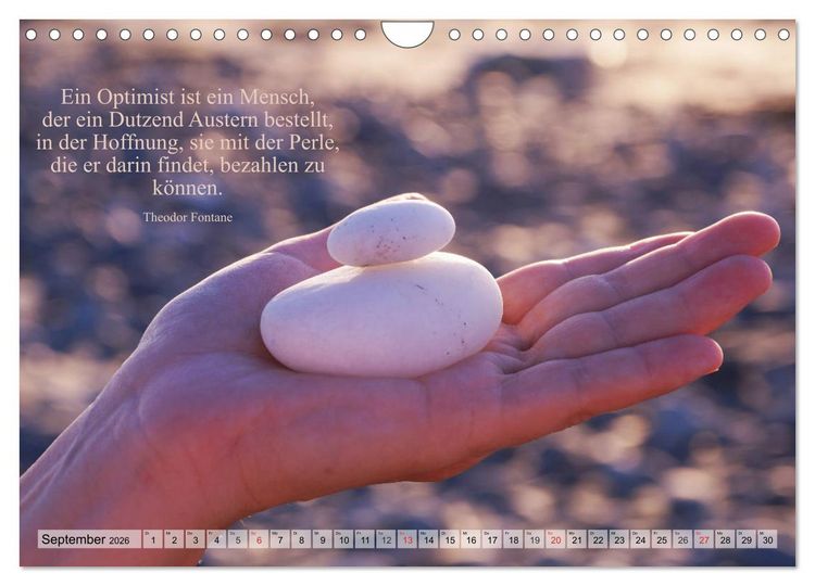 Produktbild: Weises (Wandkalender 2026 DIN A4 quer), CALVENDO Monatskalender