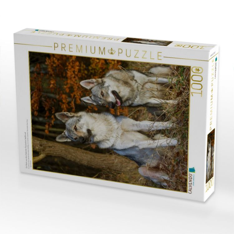 Produktbild: CALVENDO Puzzle Ein Motiv aus dem Kalender Faszination Wolfhund | 1000 Teile Lege-Gr&ouml;&szlig;e 64x48cm Foto-Puzzle f&uuml;r gl&uuml;ckliche Stunden