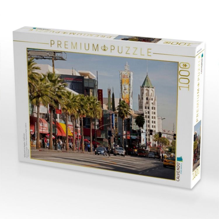 Produktbild: CALVENDO Puzzle Hollywood Los Angeles - Kalifornien | 1000 Teile Lege-Gr&ouml;&szlig;e 64x48cm Foto-Puzzle f&uuml;r gl&uuml;ckliche Stunden