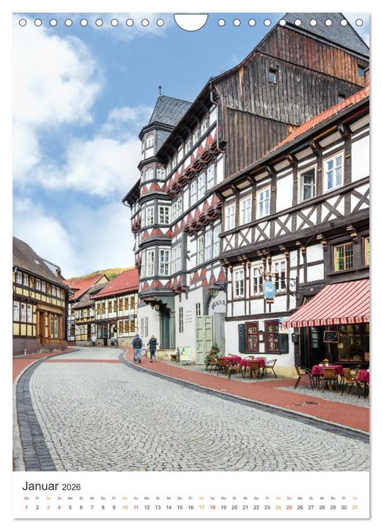 Produktbild: Stolberg im S&uuml;dharz (Wandkalender 2026 DIN A4 hoch), CALVENDO Monatskalender
