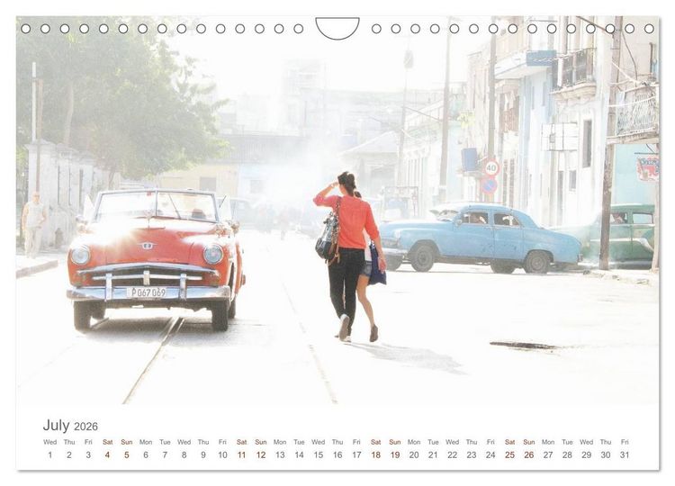 Produktbild: Cuban Cars (Wall Calendar 2026 DIN A4 landscape), CALVENDO 12 Month Wall Calendar