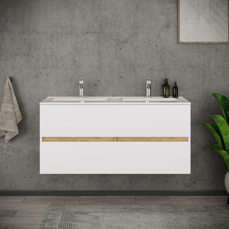 Produktbild: 2 tlg. Badm&ouml;bel-Set mit Waschbecken Cosila-I 112cm