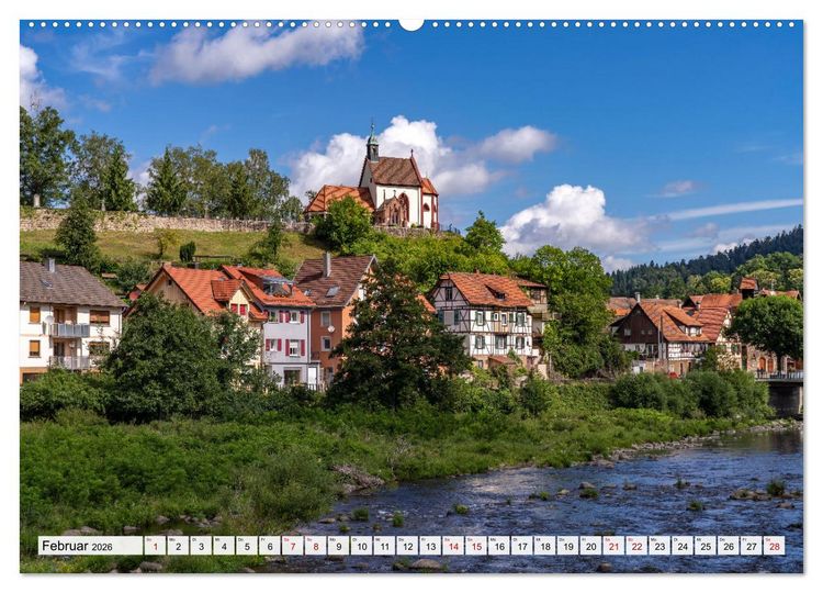 Produktbild: Schwarzwald - Das Murgtal (Wandkalender 2026 DIN A2 quer), CALVENDO Monatskalender
