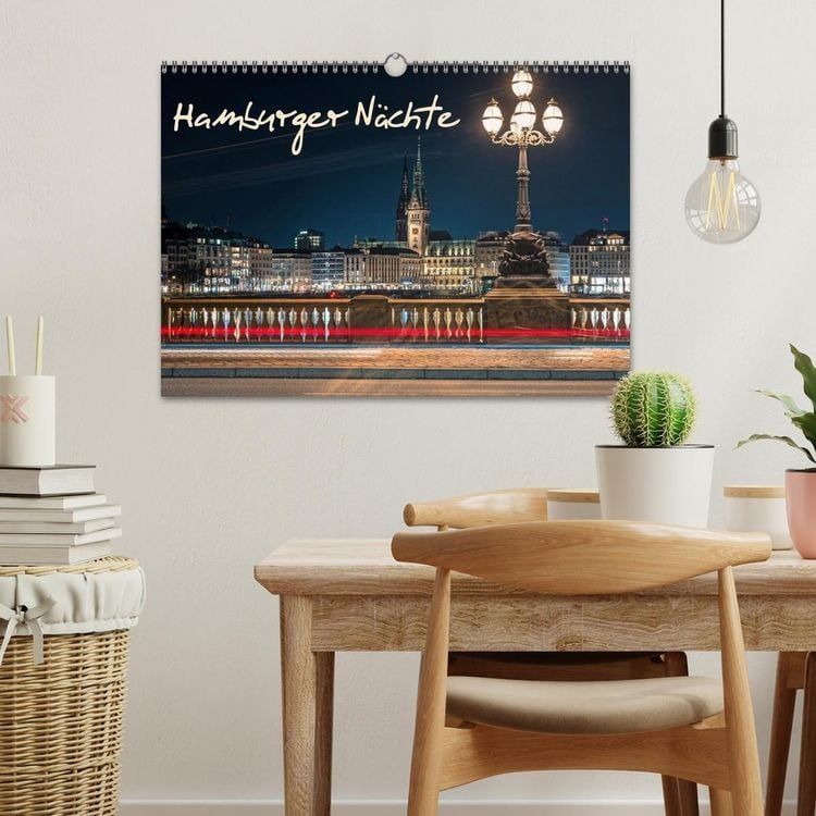 Produktbild: Hamburger N&auml;chte (Wandkalender 2027 DIN A3 quer), CALVENDO Monatskalender
