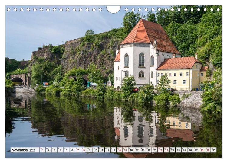 Produktbild: Drei Fl&uuml;sse Stadt Passau (Wandkalender 2026 DIN A4 quer), CALVENDO Monatskalender