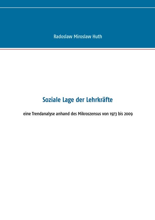 Produktbild: Soziale Lage der Lehrkr&auml;fte