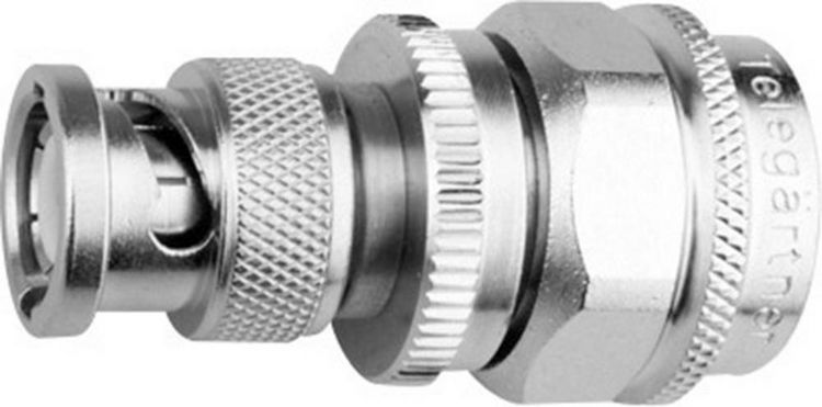 Produktbild: Teleg&auml;rtner 100023656 100023656 Koax-Adapter BNC-Stecker - N-Stecker 1St.