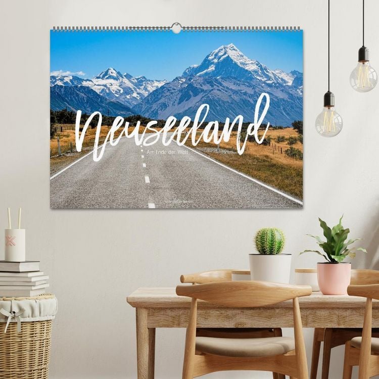 Produktbild: Neuseeland - Am Ende der Welt (Wandkalender 2026 DIN A2 quer), CALVENDO Monatskalender