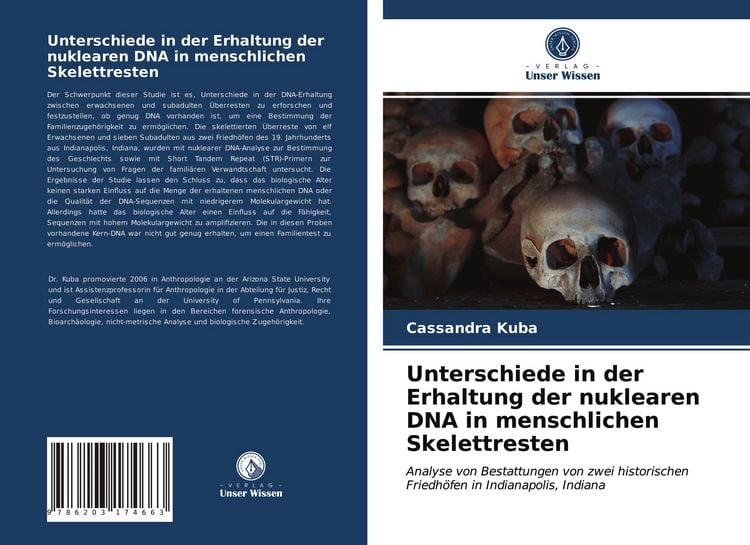 Produktbild: Unterschiede in der Erhaltung der nuklearen DNA in menschlichen Skelettresten