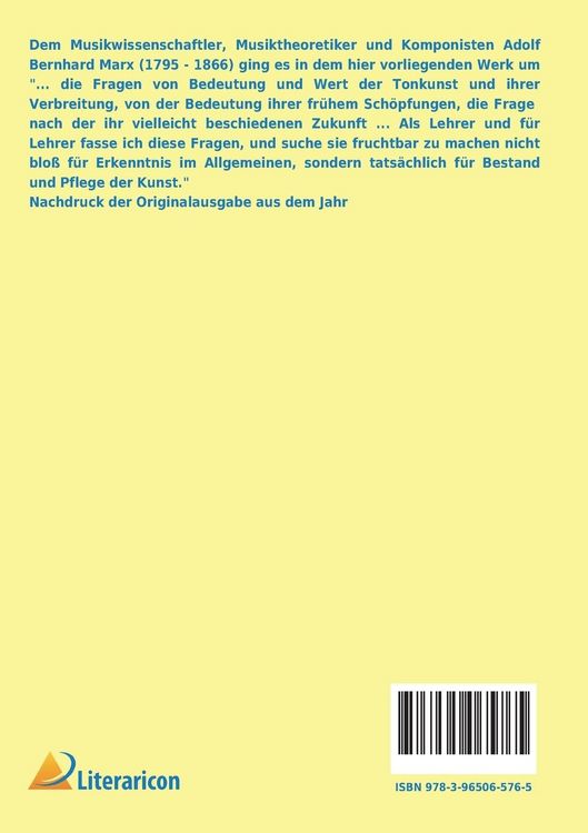 Produktbild: Die Musik des 19. Jahrhunderts und ihre Pflege